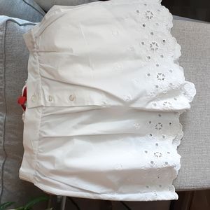NWT Hilfiger Collection White Button Up Shorts